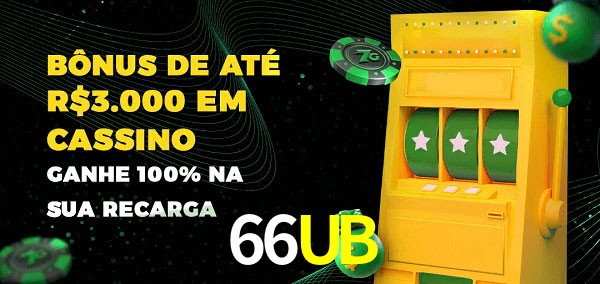 66UB melhor bônus de depósito